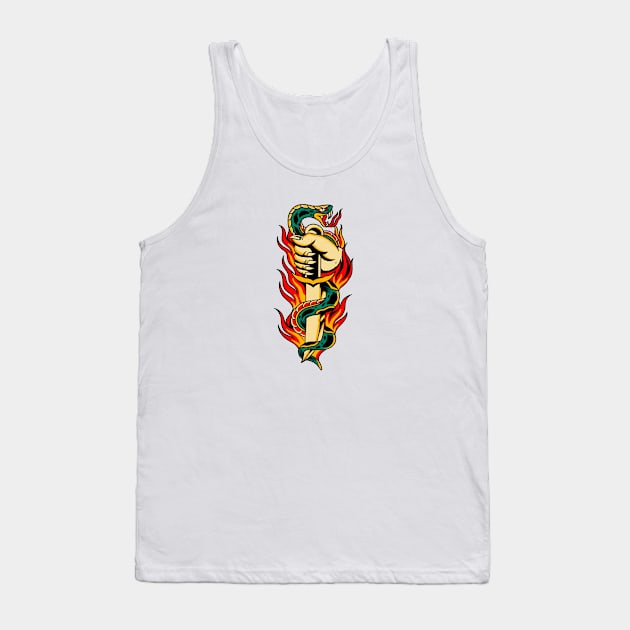 KNIFE Tank Top by CONVOZ